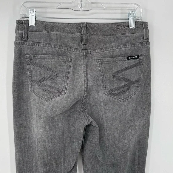 Seven7 Straight Gray Jeans - Picture 7 of 13